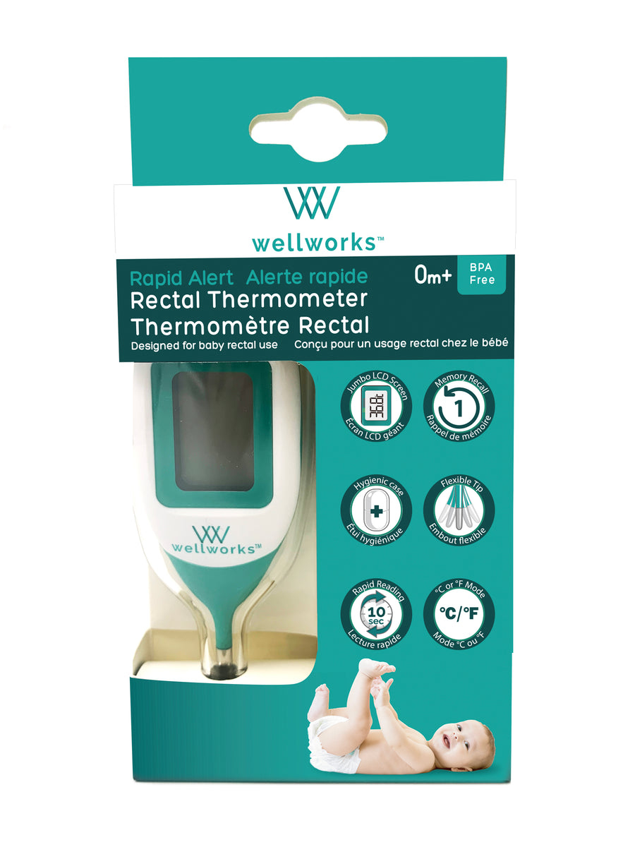 wellworks™ Rapid Alert Rectal Thermometer Leda Health Innovations