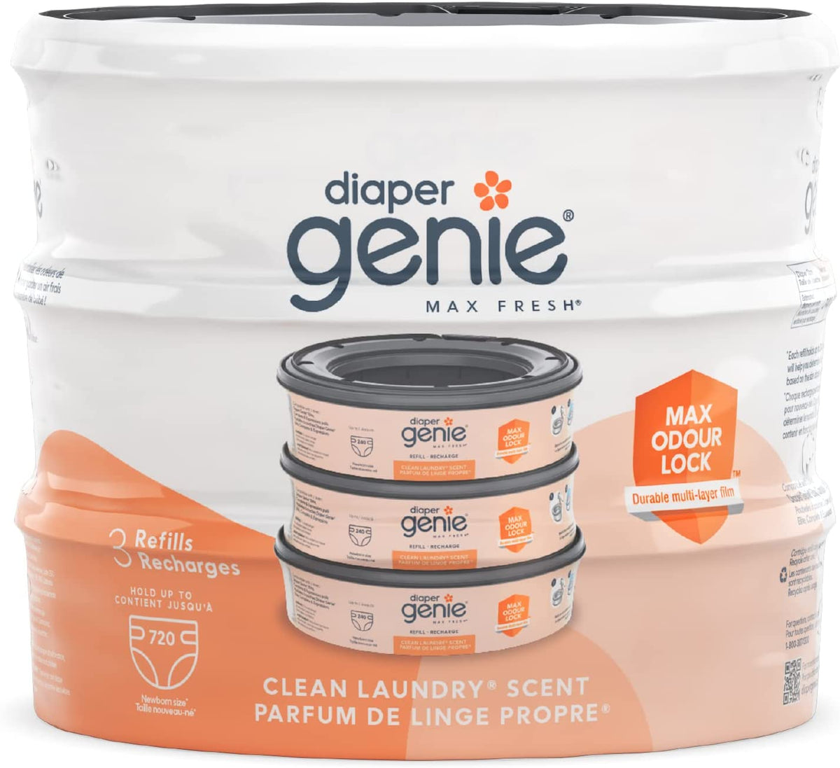 Playtex® Diaper Genie® Disposal System Refill Max Fresh Leda Health