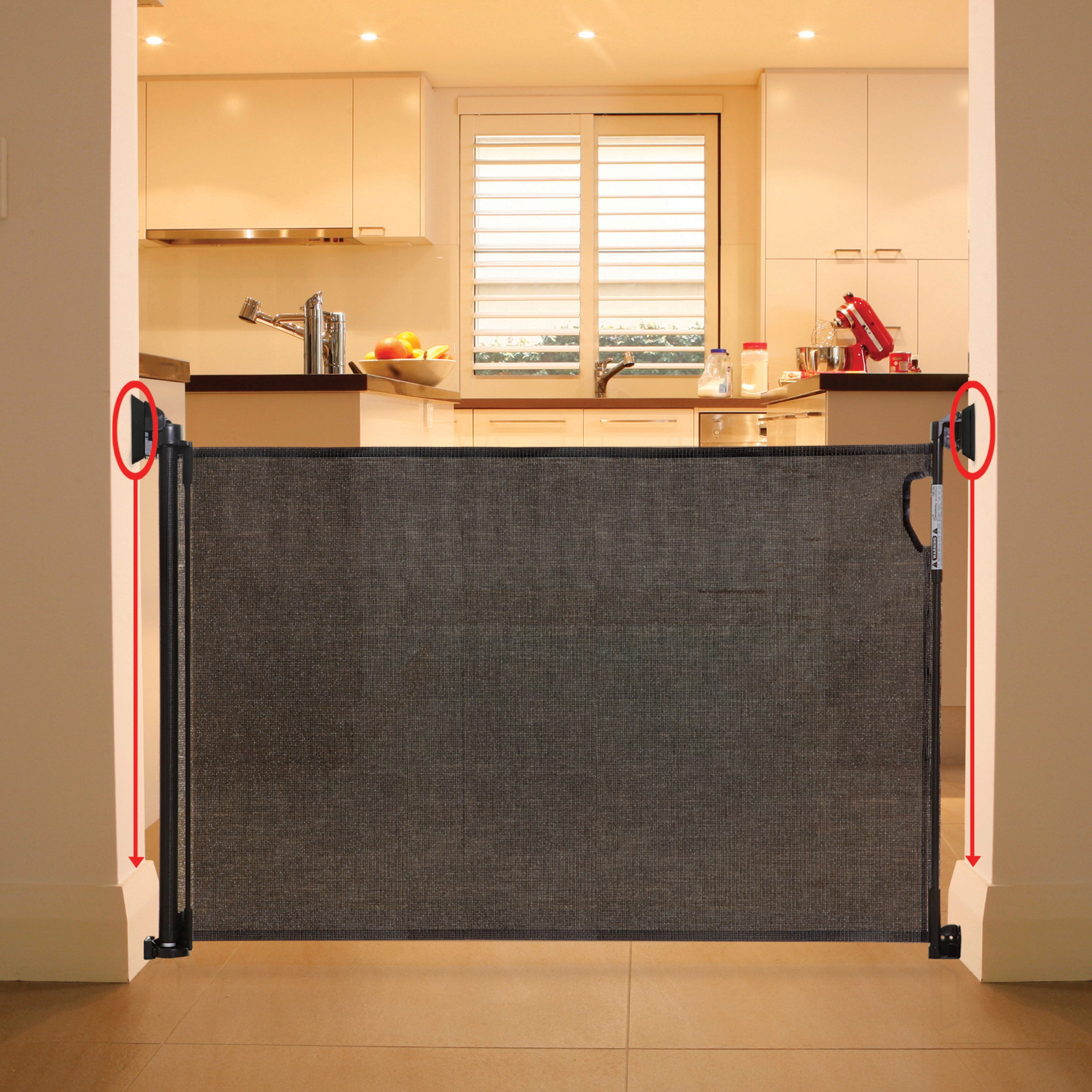 Gate Spacer Dreambaby® Retractable Gate Spacers - Black – Leda Health Innovations
